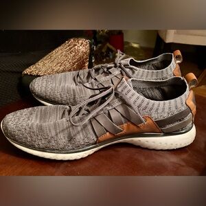 Cole Haan Grand OS Gray and Brown Men's Sneakers Size 9.5